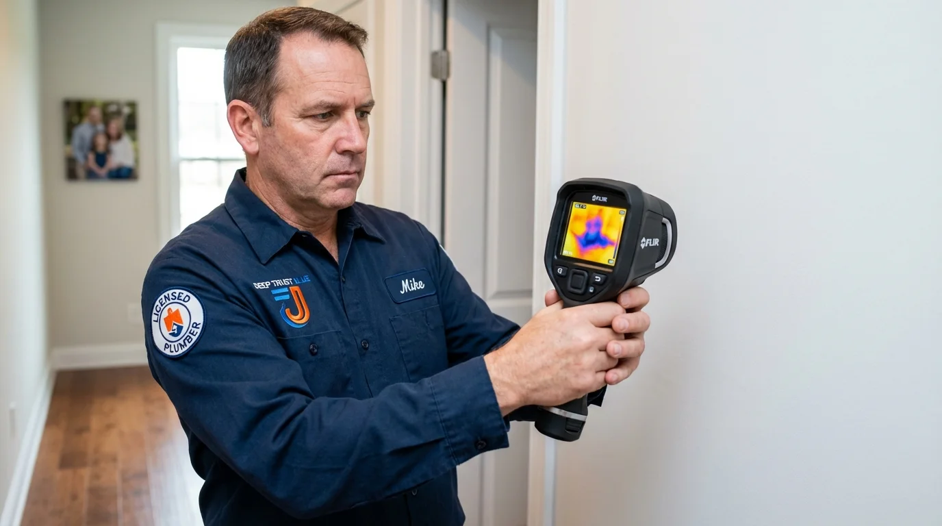 Thermal imaging leak detection by Johns Plumbing LLC in Ruleville